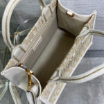 Christian Dior Small Dior Book Tote Cream