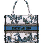 Christian Dior Small Dior Book Tote Blue