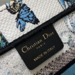 Christian Dior Small Dior Book Tote Blue