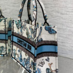 Christian Dior Small Dior Book Tote Blue