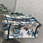 Christian Dior Small Dior Book Tote Blue