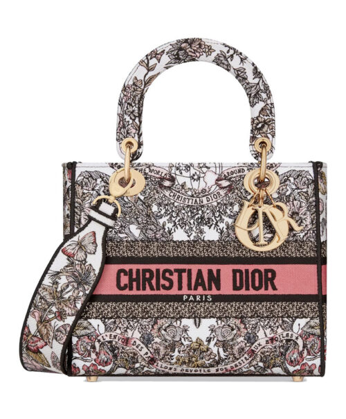Christian Dior Medium Lady D-Lite Bag Pink
