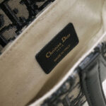 Christian Dior Mini Saddle Bag With Strap Dark Blue