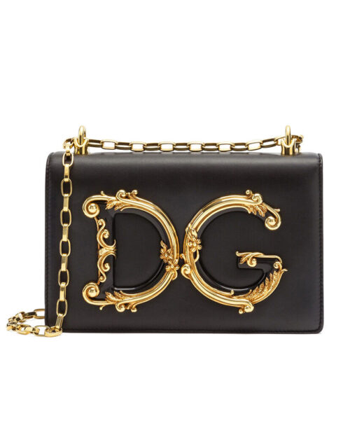 Dolce & Gabbana Nappa Leather DG Girls Shoulder Bag