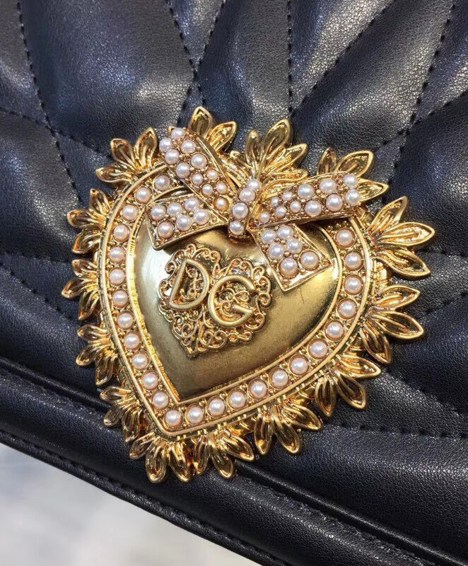 Dolce & Gabbana Large Devotion Bag in quilted nappa leather