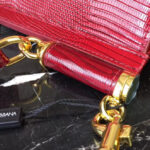 Dolce & Gabbana Sicily handbag With iguana-print and DG crystal logo patch