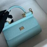 Dolce & Gabbana Sicily Small Dauphine Bag in Calfskin