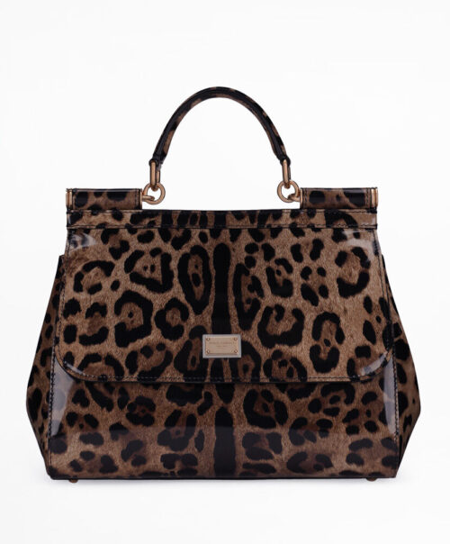 Dolce Gabbana Large Sicily Handbag Coffee