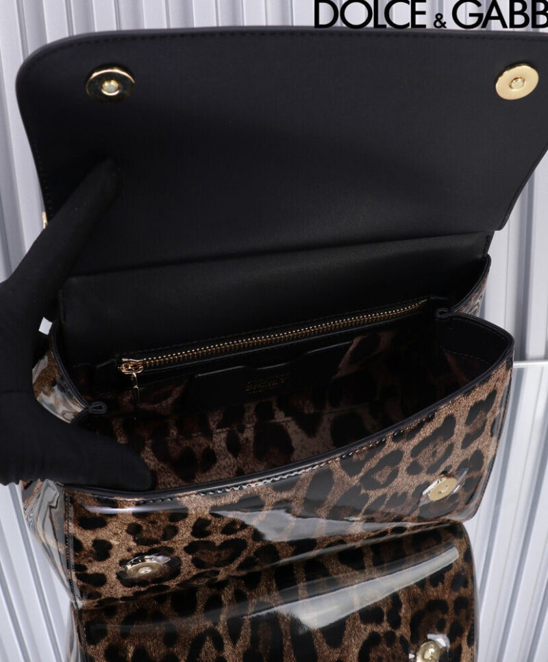 Dolce Gabbana Large Sicily Handbag Coffee
