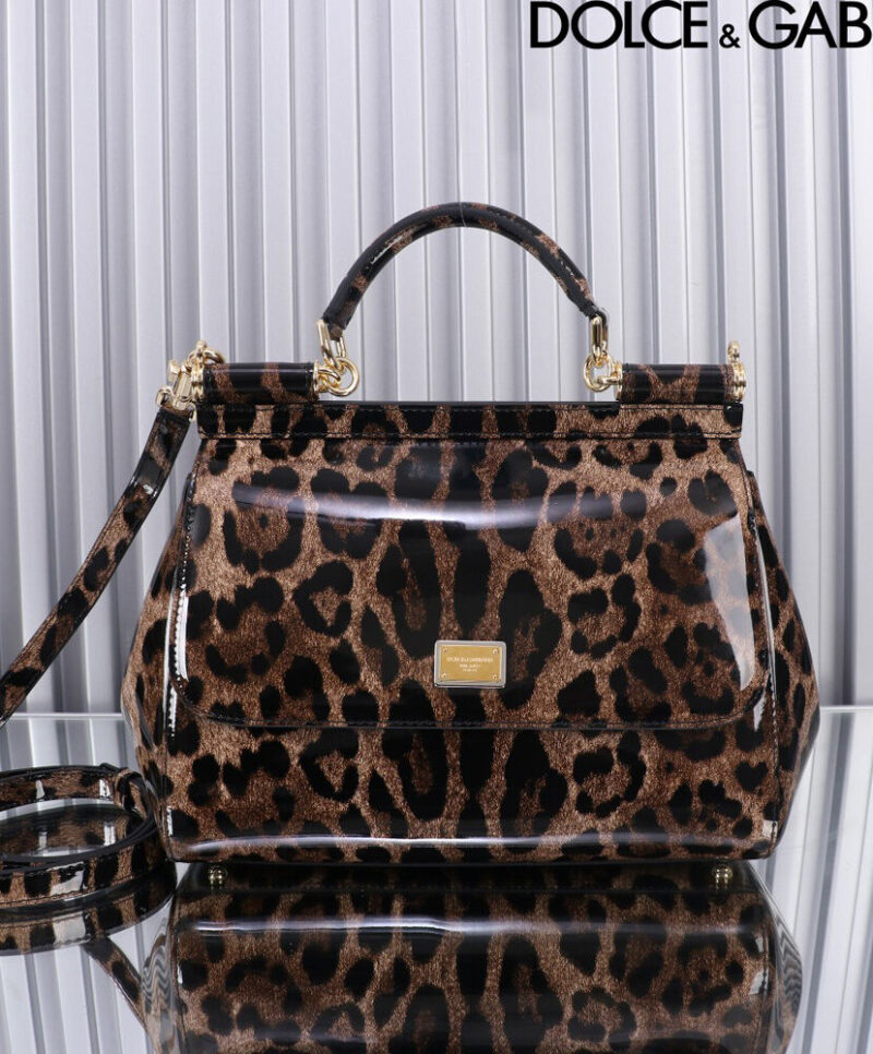Dolce Gabbana Large Sicily Handbag Coffee