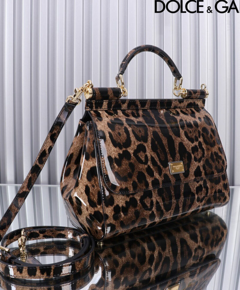 Dolce Gabbana Large Sicily Handbag Coffee