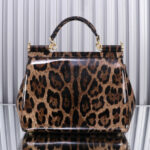 Dolce Gabbana Large Sicily Handbag Coffee