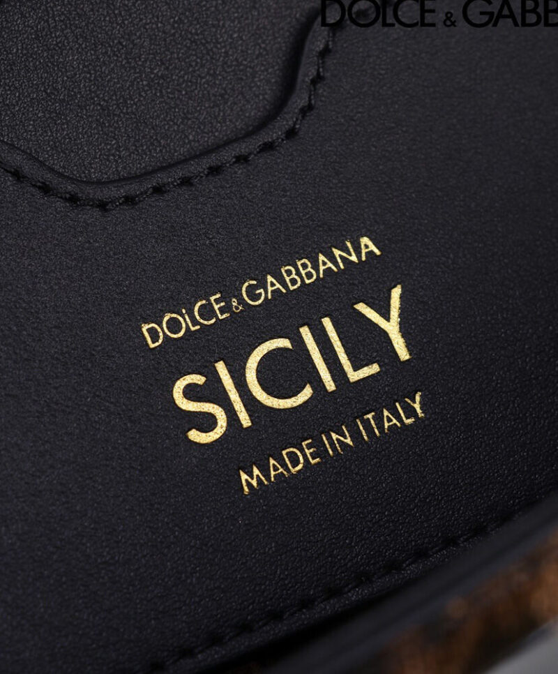 Dolce Gabbana Large Sicily Handbag Coffee