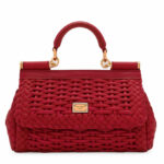 Dolce Gabbana Medium Sicily Handbag Red