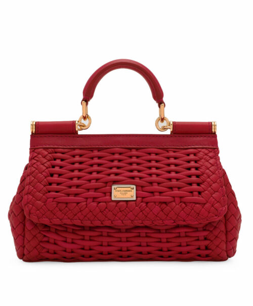 Dolce Gabbana Medium Sicily Handbag Red