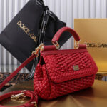 Dolce Gabbana Medium Sicily Handbag Red