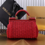 Dolce Gabbana Medium Sicily Handbag Red