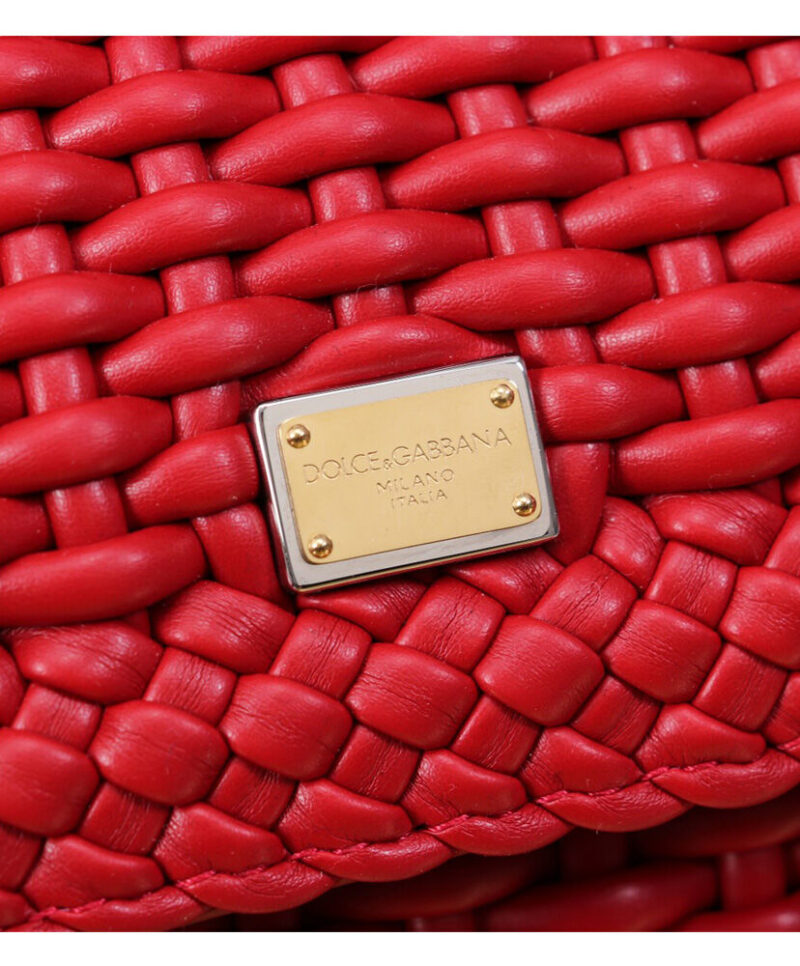 Dolce Gabbana Medium Sicily Handbag Red
