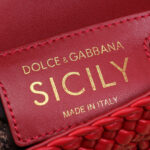 Dolce Gabbana Medium Sicily Handbag Red