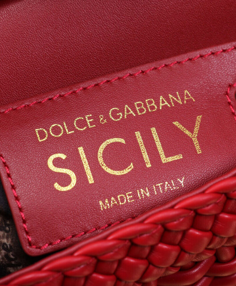 Dolce Gabbana Medium Sicily Handbag Red