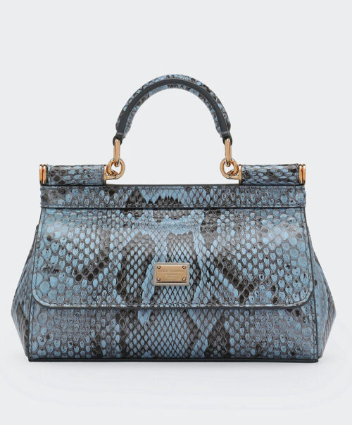 Dolce Gabbana Small Sicily Handbag Blue