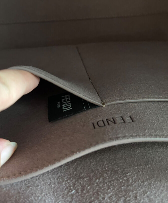 Fendi Origami Medium 8BH414 Dark Coffee
