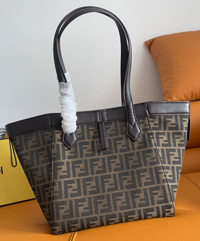 Fendi Origami Medium 8BH414 Dark Coffee