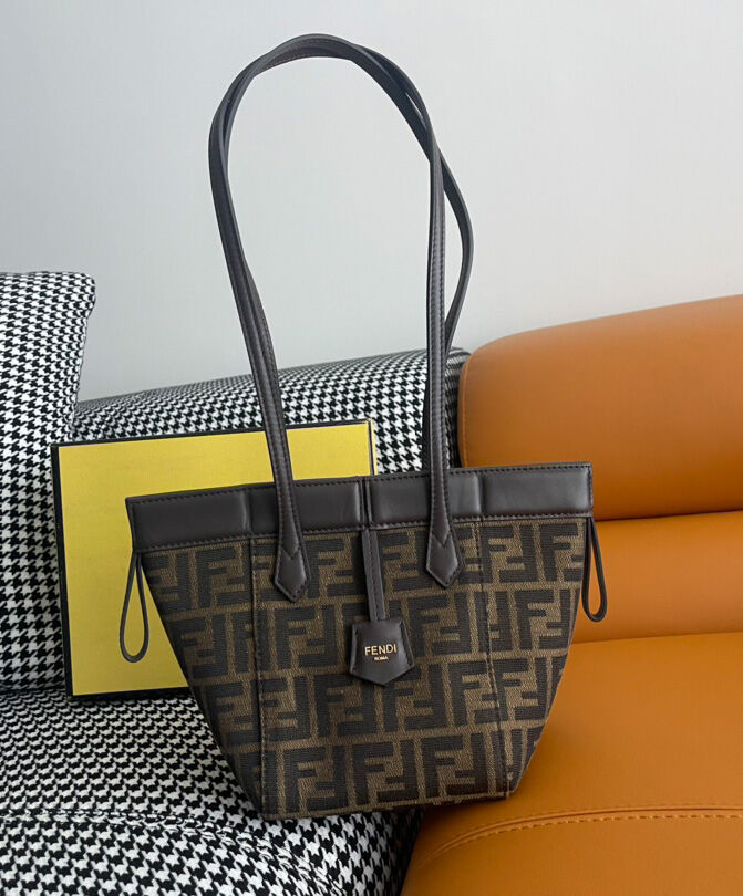 Fendi Origami Mini 8BS083 Dark Coffee