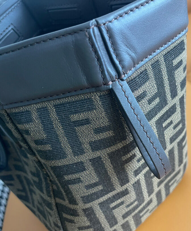 Fendi Origami Mini 8BS083 Dark Coffee