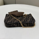 Fendi Baguette Pouch 8BS073 Coffee
