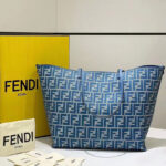 Fendi Roll Large Tote Bag 8BH425 Blue