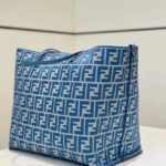 Fendi Roll Large Tote Bag 8BH425 Blue