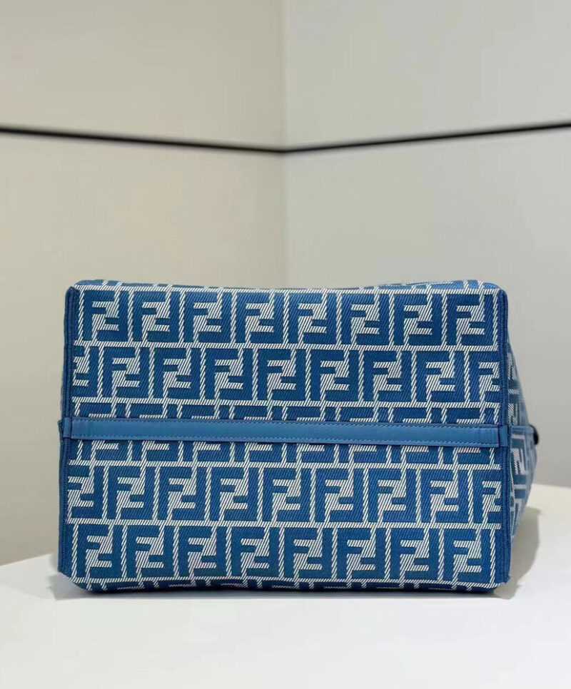 Fendi Roll Large Tote Bag 8BH425 Blue