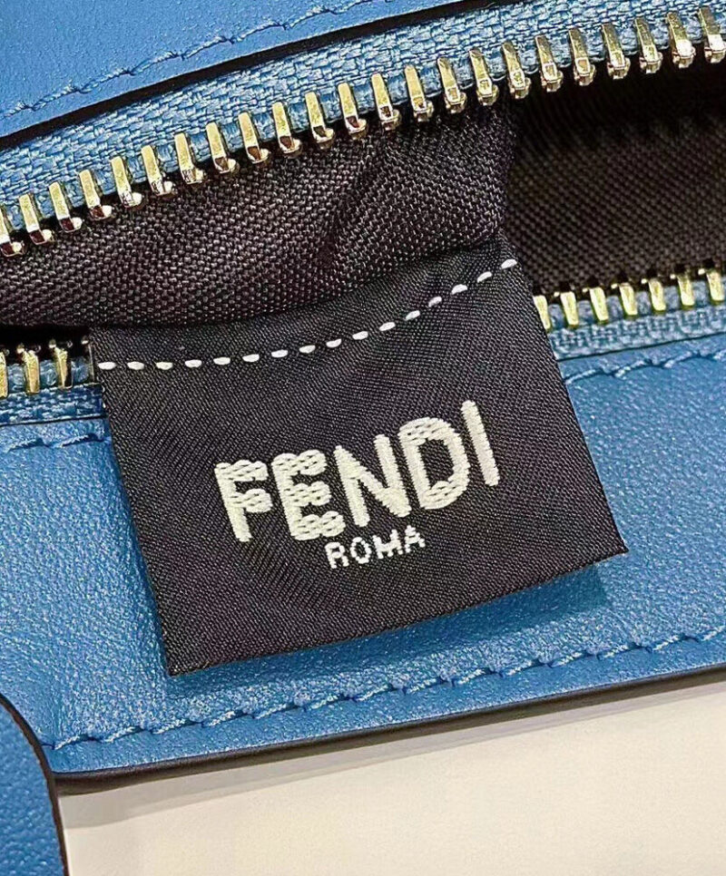 Fendi Roll Large Tote Bag 8BH425 Blue