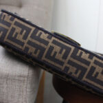 Fendi Baguette Fabric Bag 8BR600 Coffee