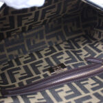 Fendi Baguette Fabric Bag 8BR600 Coffee