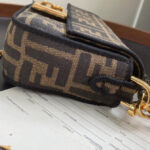 Fendi Mini Baguette Fabric Bag 8BS0171 Coffee