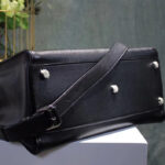 Fendi Peekaboo Fit Smooth black leather bag 7VA4069 Black