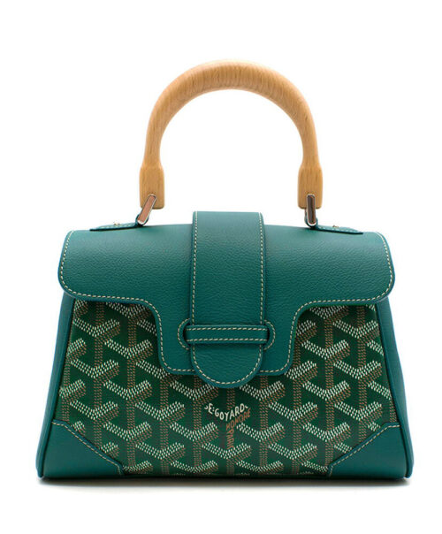 Goyard Saigon Mini Leather Cross Body Bag