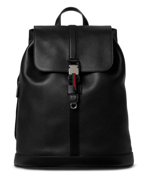 Gucci Large Backpack With Web 816750 Black