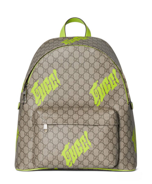 Gucci Medium Backpack With Print 834466 Green