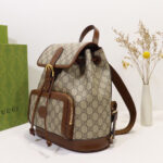 Gucci Backpack With Interlocking G 674147 Dark Coffee
