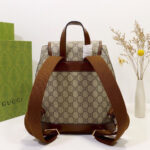 Gucci Backpack With Interlocking G 674147 Dark Coffee