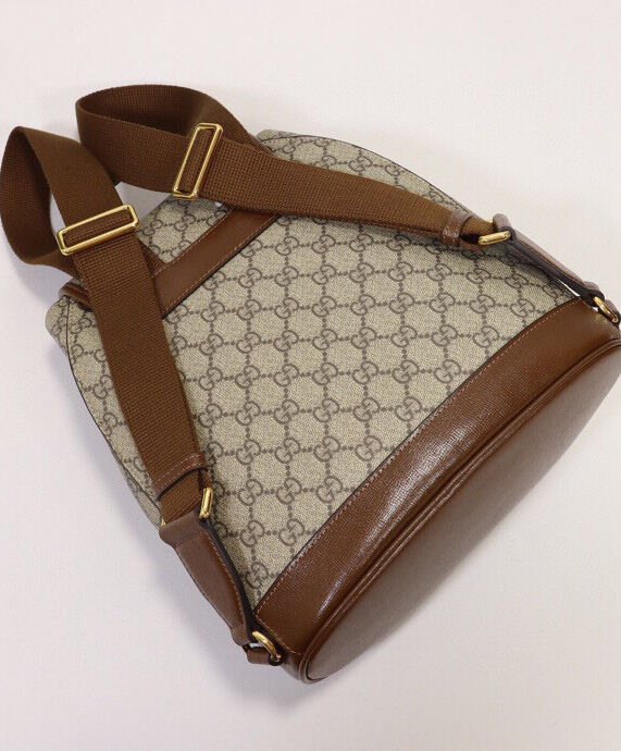 Gucci Backpack With Interlocking G 674147 Dark Coffee