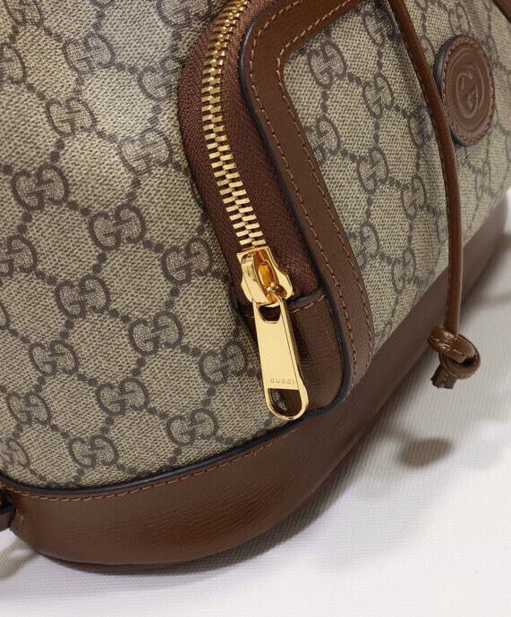 Gucci Backpack With Interlocking G 674147 Dark Coffee