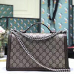 Gucci Dionysus GG top handle bag 621512 Dark Coffee