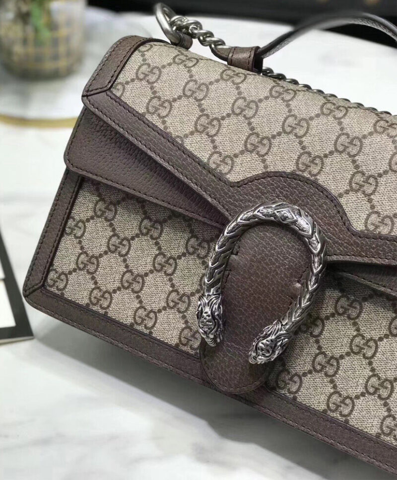 Gucci Dionysus GG top handle bag 621512 Dark Coffee
