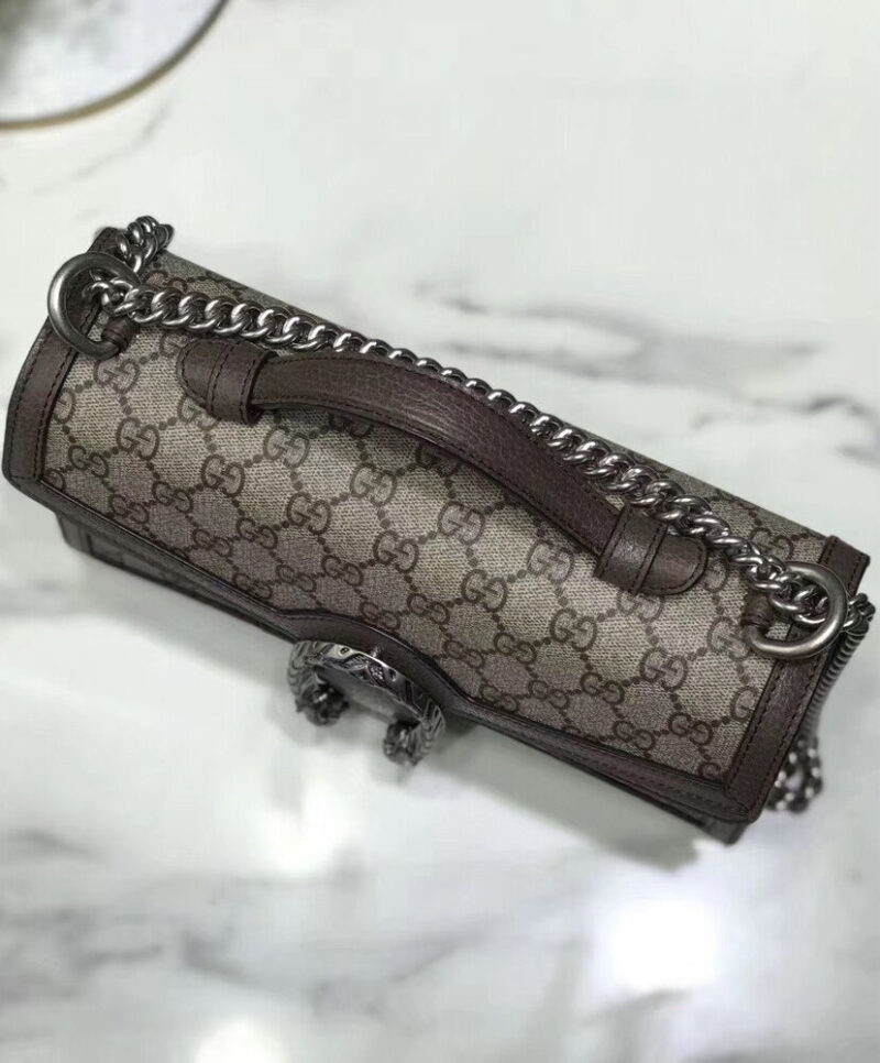 Gucci Dionysus GG top handle bag 621512 Dark Coffee