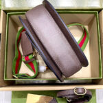 Gucci Small Jumbo GG Bag With Bamboo 675797 Dark Coffee