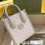 Gucci Mini Tote Bag With Interlocking G Cream